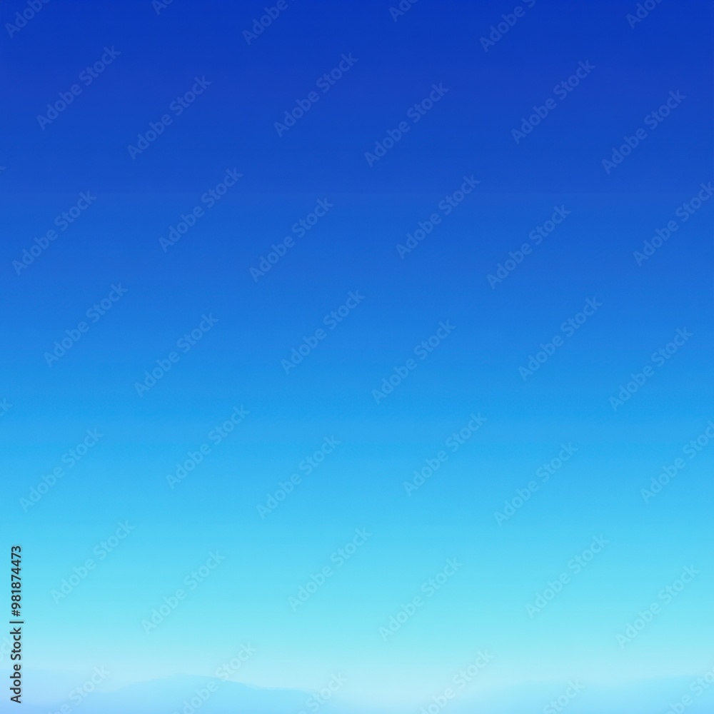 A Clear Blue Sky with a Light Gradient at the Horizon A Clear Blue Sky with a Light Gradient at the Horizon