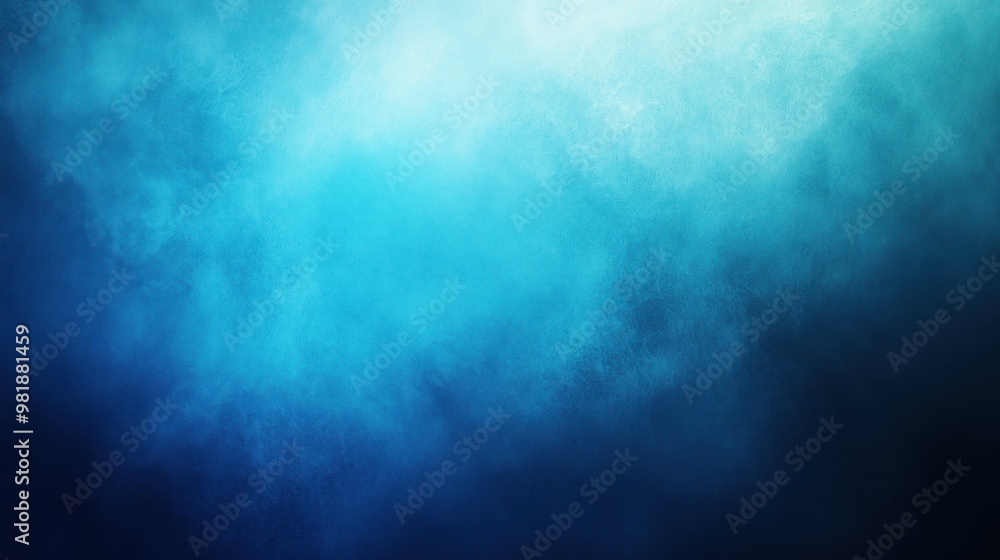 Abstract Blue and White Gradient with a Grunge Texture