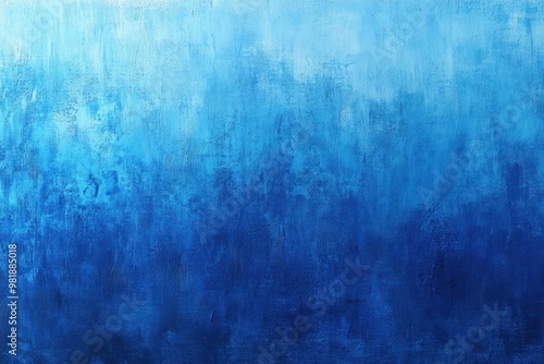 Abstract Blue Gradient Texture with Subtle Brushstrokes