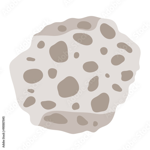 Conglomerate rock specimen. Sedimentary rock. Stone sample