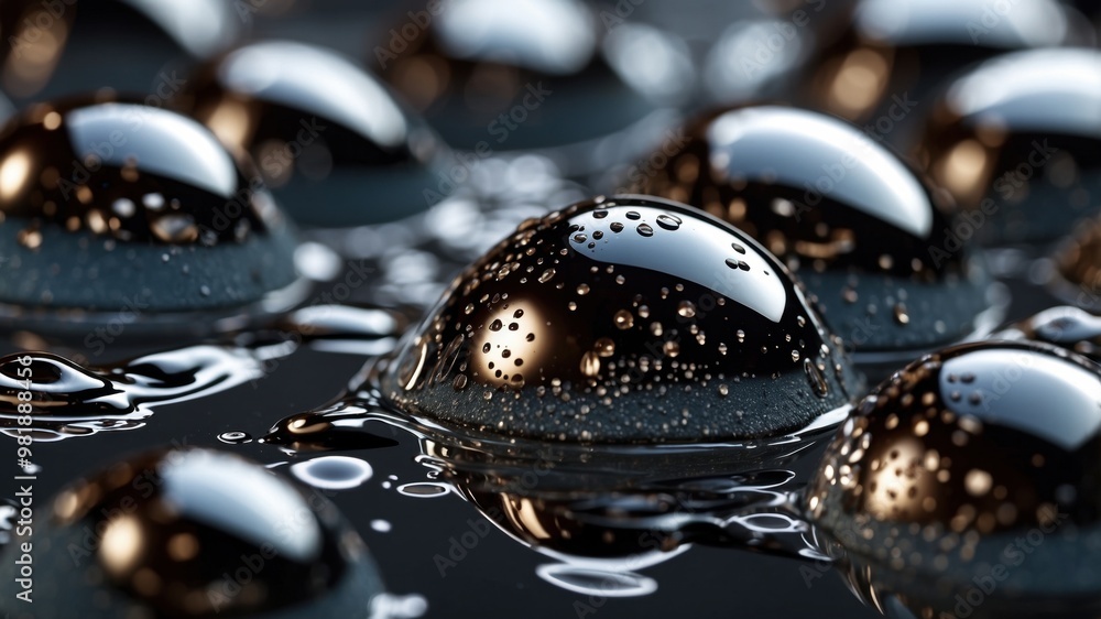 Metallic Liquid Drops Metallic Liquid Drops