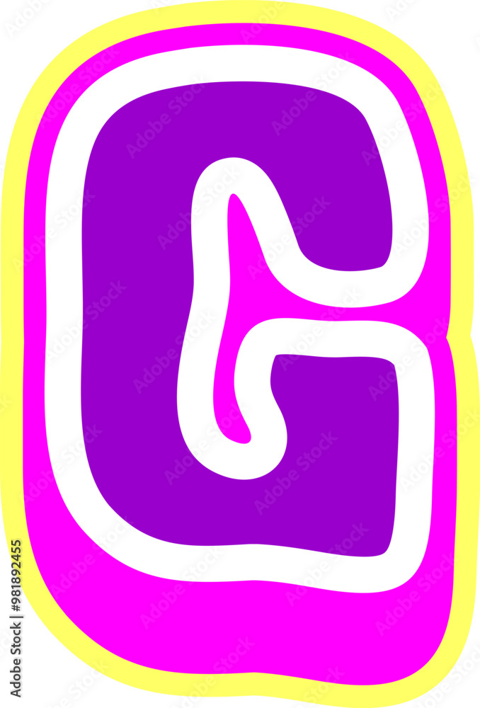 3D Playful Letter Alphabet Vector Element 3D Playful Letter Alphabet Vector Element