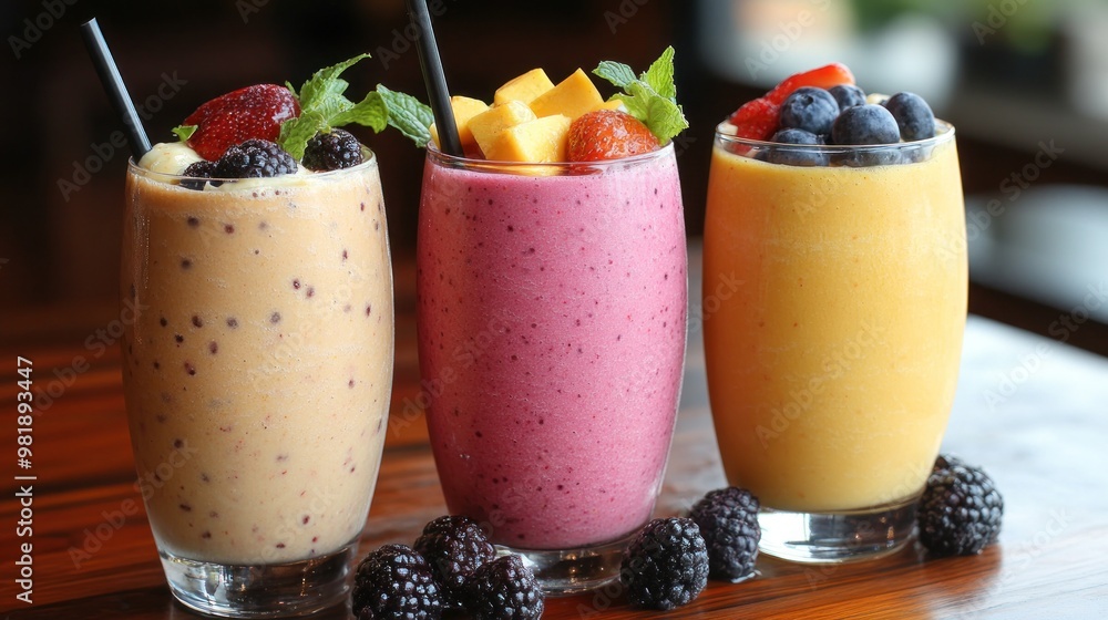 Three Delicious Smoothies Three Delicious Smoothies