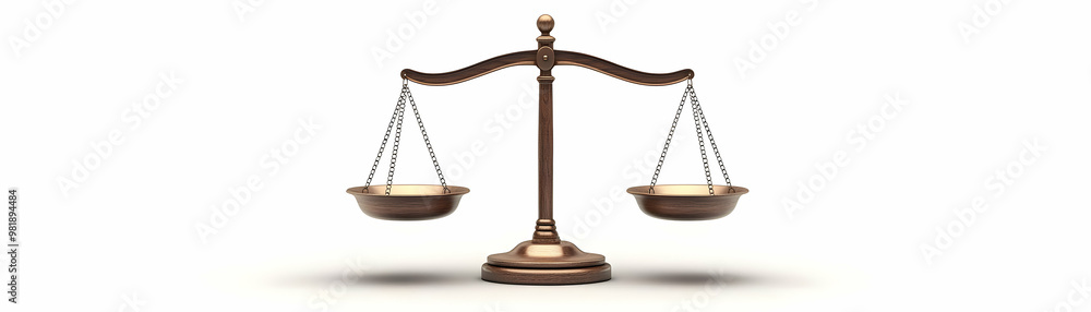 Floating White Balance Scales: Medium Shot of Ethereal Scales in Mid-Air Symbolizing Emotional Equilibrium - Isolated on White Background for Photo Stock Concept Floating White Balance Scales: Medium Shot of Ethereal Scales in Mid-Air Symbolizing Emotional Equilibrium - Isolated on White Background for Photo Stock Concept