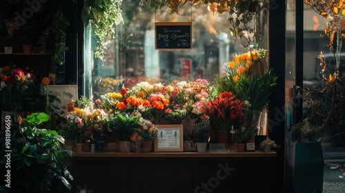 Wallpaper Mural Floral Shop Window Display Torontodigital.ca