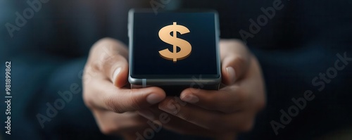 Employee receiving an extra bonus deposit notification on their smartphone, sleek and modern financial interface, salary boost