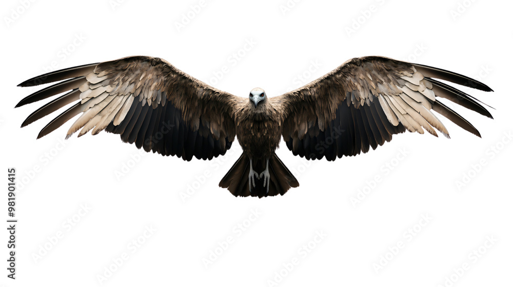 Fototapeta premium bird flying cut on transparent background cutout, PNG file. Mockup template for artwork graphic design