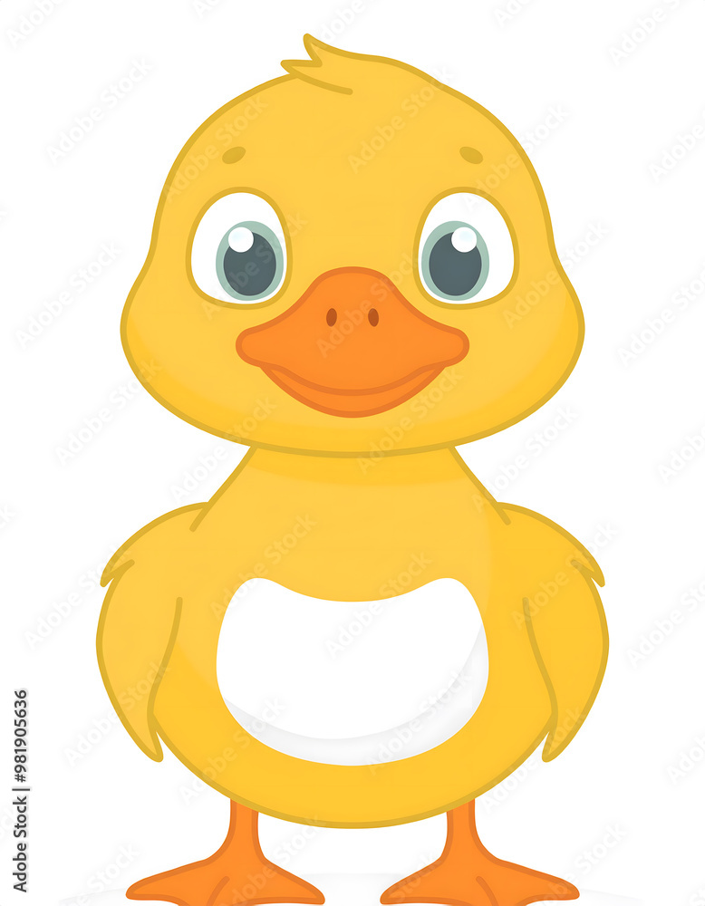 Cartoon duck flat style, colourful vector for kids. baby design for cards, isolated on white background. Cartoon duck flat style, colourful vector for kids. baby design for cards, isolated on white background.