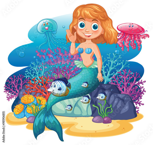 Mermaid and Sea Creatures Adventure