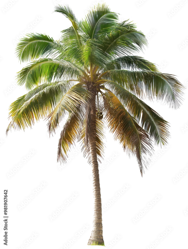 Obraz premium palm tree isolated on white