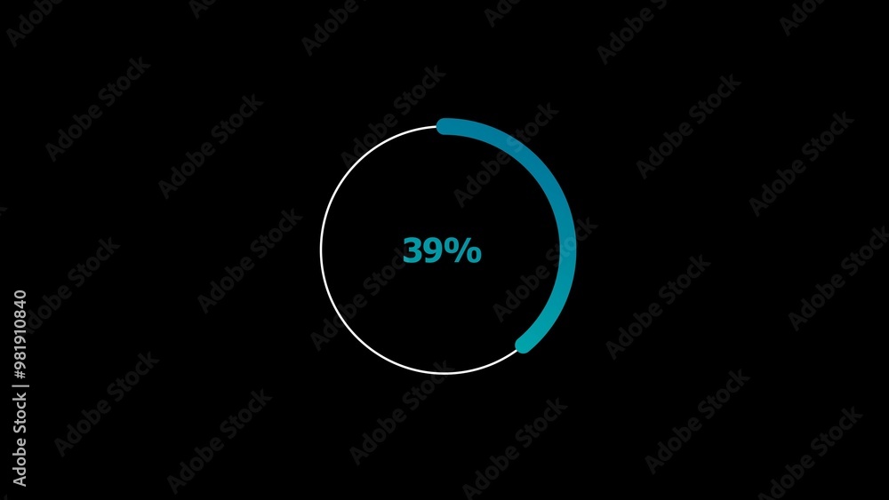 39 percent number circle loading icon pie chart diagrams modern design illustration background. 39 percent number circle loading icon pie chart diagrams modern design illustration background.