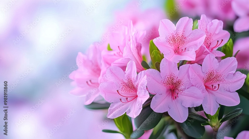 Fototapeta premium Pink Azalea Flowers