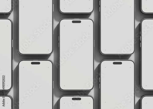 Advanced Mobile Mockup for Tech Visualizations (iphone 15 16)