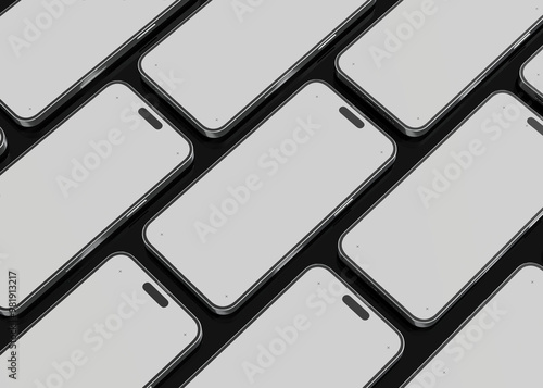 Advanced Mobile Mockup for Tech Visualizations (iphone 15 16)