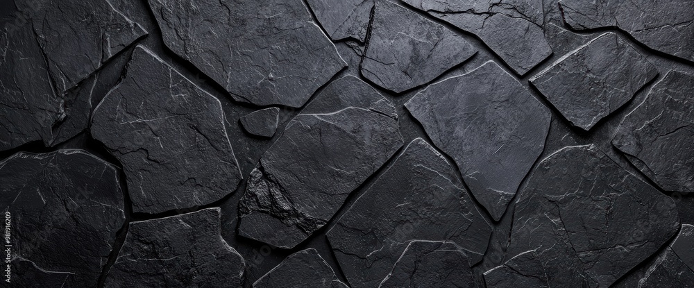Fototapeta premium dark slate stone texture background