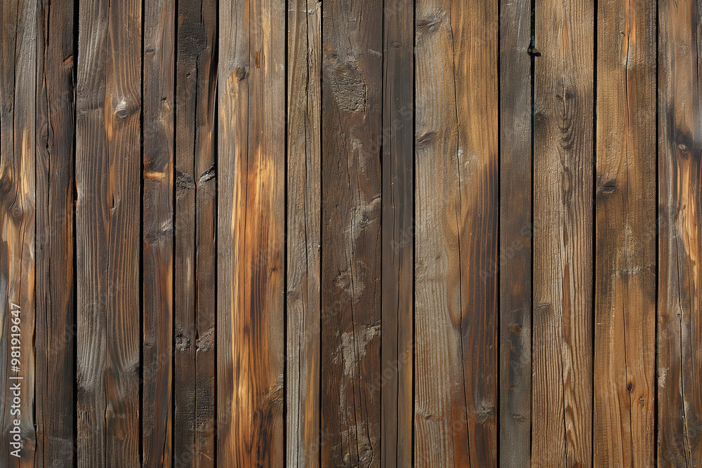 High-resolution wooden wall texture with natural grain and wood slats for a warm, earthy background High-resolution wooden wall texture with natural grain and wood slats for a warm, earthy background