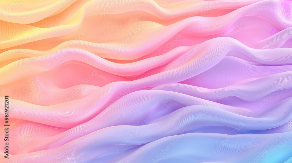 Abstract Gradient Pastel Waves Background Texture Abstract Gradient Pastel Waves Background Texture