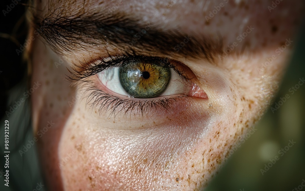 close-up of a human eye with long eyelashes close-up of a human eye with long eyelashes