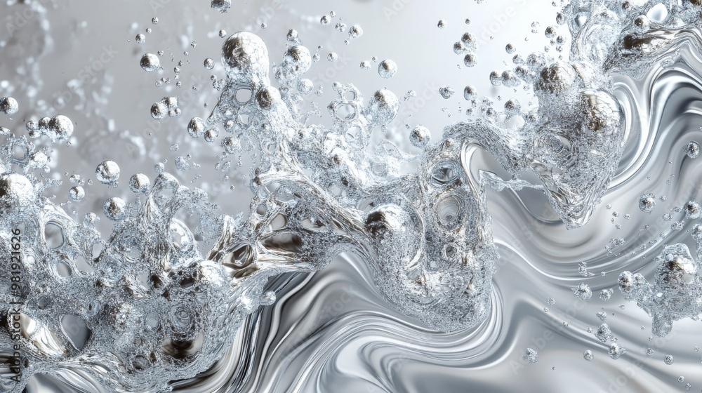 Flowing Water with Bubbles and Ripples Texture Flowing Water with Bubbles and Ripples Texture