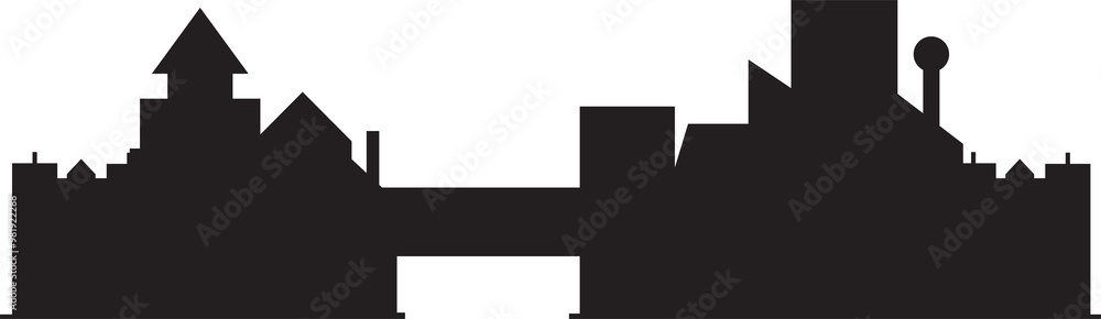 City Silhouette Illustration City Silhouette Illustration