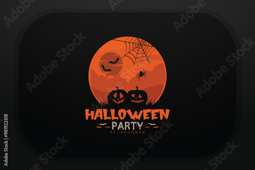 Halloween Party T-shirt Design