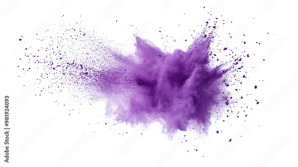 Sand flying explosion on a white transparent background Sand flying explosion on a white transparent background