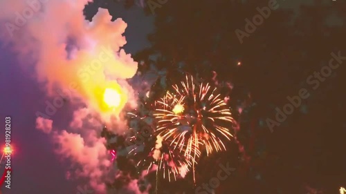 Celebration Firework midnight