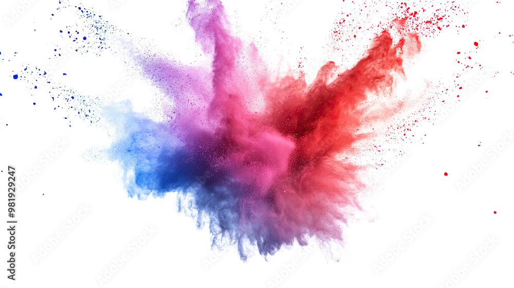 Sand flying explosion on a white transparent background Sand flying explosion on a white transparent background