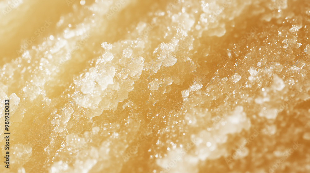 Exfoliating body scrub texture close-up for beauty and skincare treatments. Close-up shots, raw graphic photos. Cosmetics advertising materials. Exfoliating body scrub texture close-up for beauty and skincare treatments. Close-up shots, raw graphic photos. Cosmetics advertising materials.