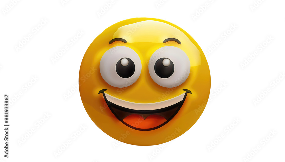smiley face with a smile isolated on white background smiley face with a smile isolated on white background