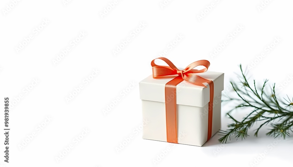 red gift box with ribbon