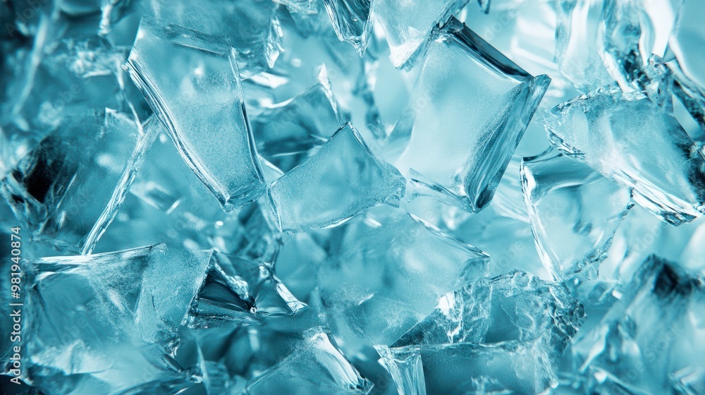 Broken glass. Texture of broken ice. Abstract background for design. Broken glass. Texture of broken ice. Abstract background for design.
