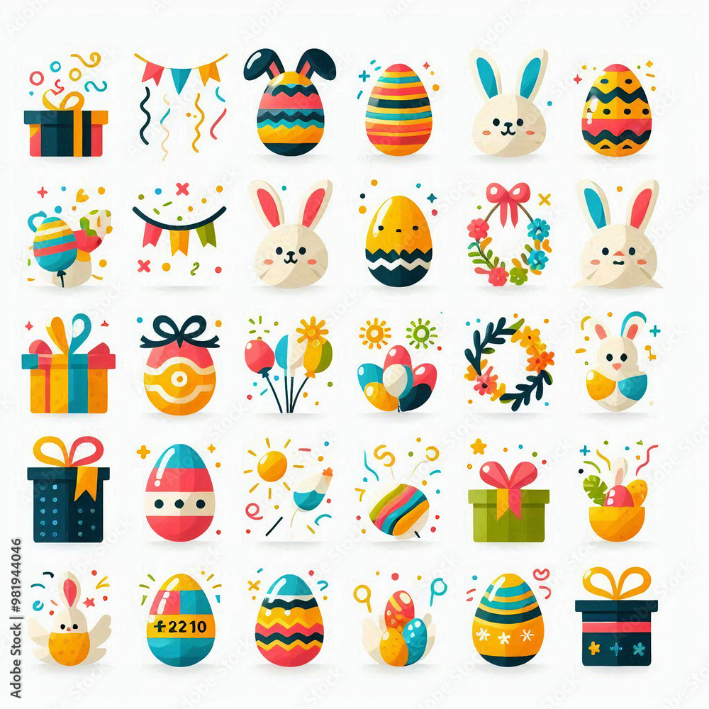 Obraz premium Easter Icons