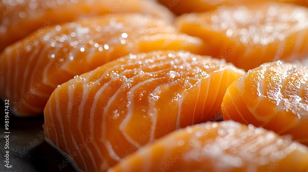 salmon fillet, Generative AI salmon fillet, Generative AI