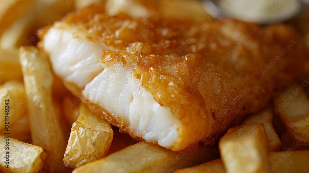 “Seafood Favorite: Flaky Fish & Crunchy Chips” “Seafood Favorite: Flaky Fish & Crunchy Chips”