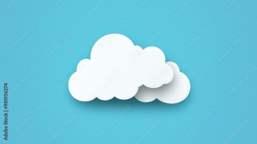 A colorful cartoon cloud floats in a bright blue sky, perfect for enhancing creative projects and designs. A colorful cartoon cloud floats in a bright blue sky, perfect for enhancing creative projects and designs.