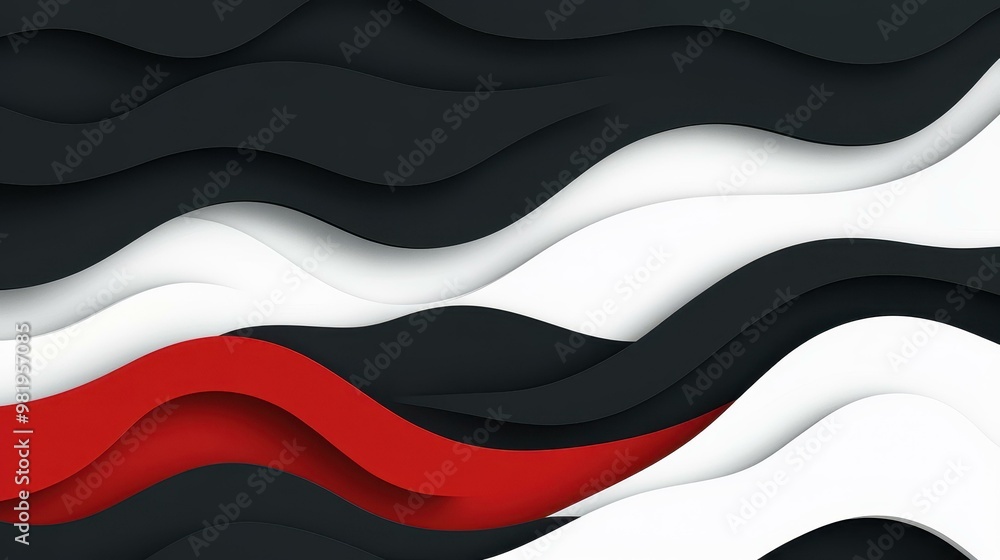 Naklejka premium Elevate your designs using textured paper cuts in vibrant colors, ideal for impactful banners and stylish presentations.