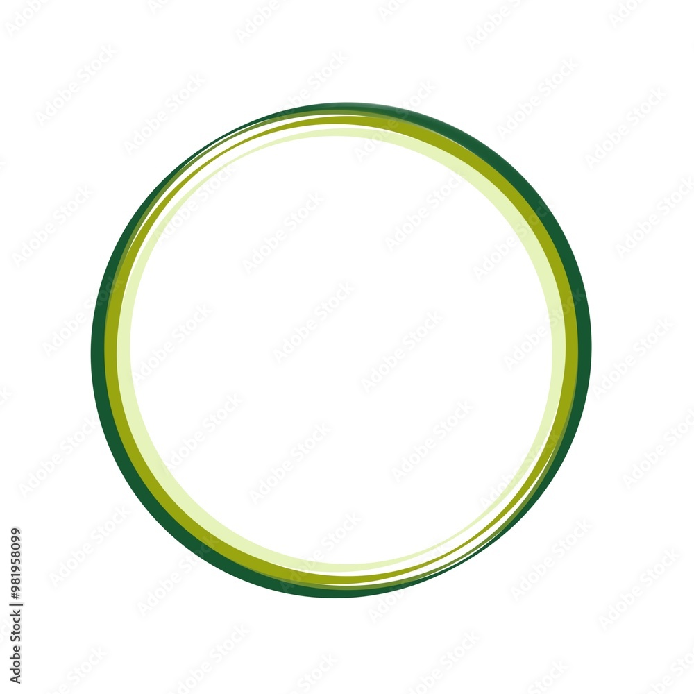 Circle logo borders green theme background Circle logo borders green theme background