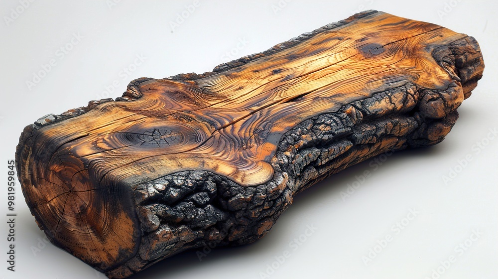 Rustic Wood Trunk Texture, Natural Wood Grain Pattern Rustic Wood Trunk Texture, Natural Wood Grain Pattern