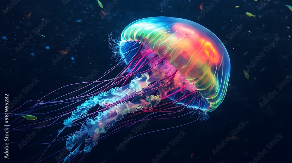 Fototapeta premium jellyfish in the water