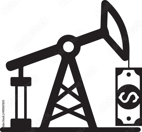 Oil icon symbol vector image Illustration
 photo