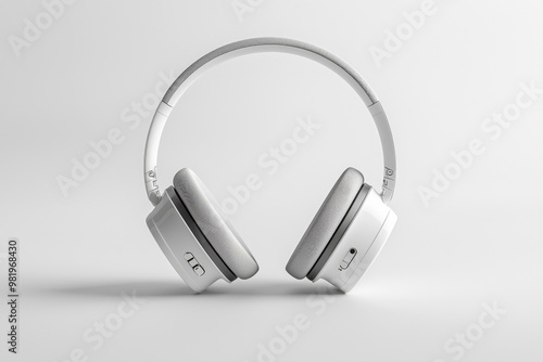 Modern Wireless Headphone Mockup Isolated created with Generative AI