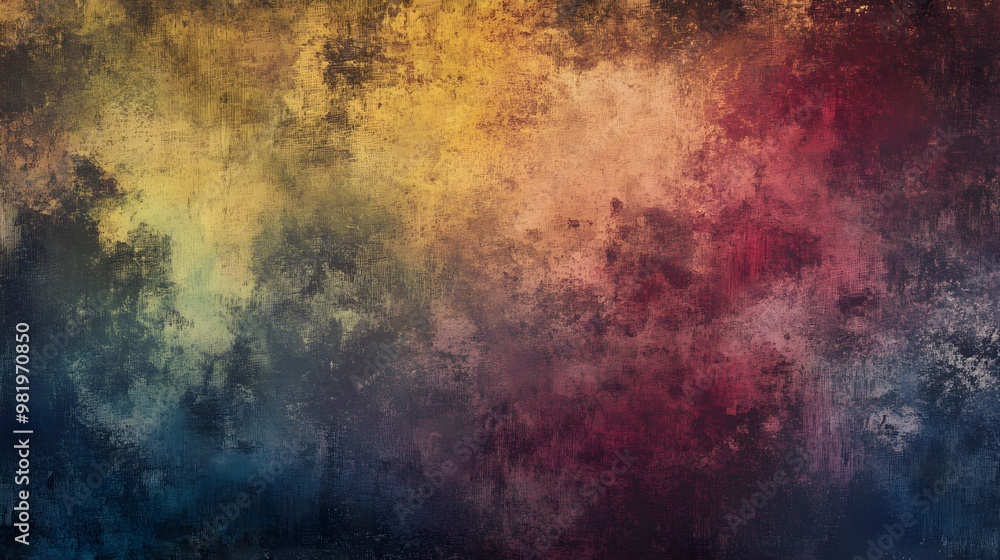 Obraz premium Smudged canvas texture resembling an abstract acrylic painting with a grunge background effect 