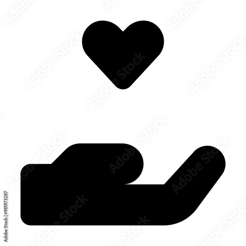 Hand Ask Heart Icon