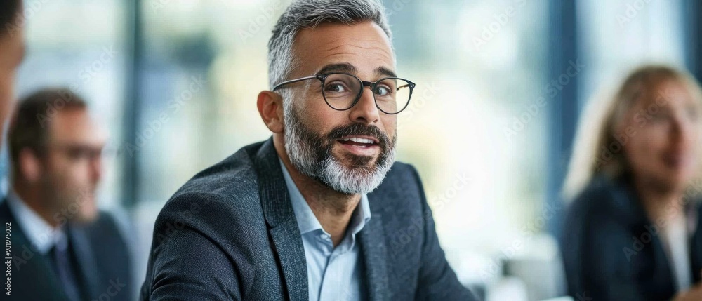 Dynamic Exchange of Investment Ideas Among Diverse Professionals in a High-Resolution Modern Boardroom Setting Dynamic Exchange of Investment Ideas Among Diverse Professionals in a High-Resolution Modern Boardroom Setting
