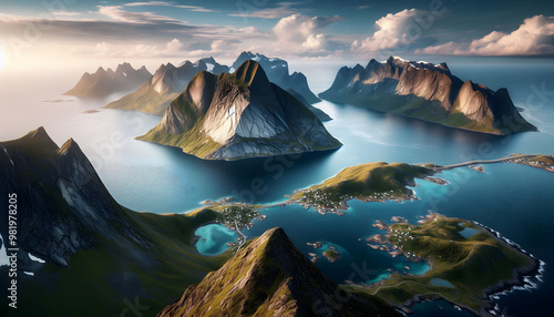 The world's most beautiful mountains where the sea and mountains come together
