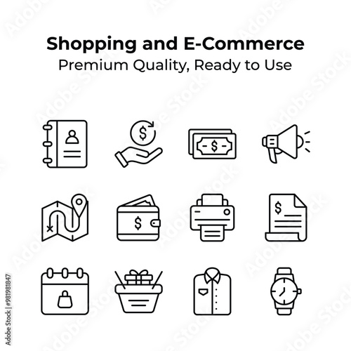 From finance to personal items, this versatile icon pack covers all essential needs