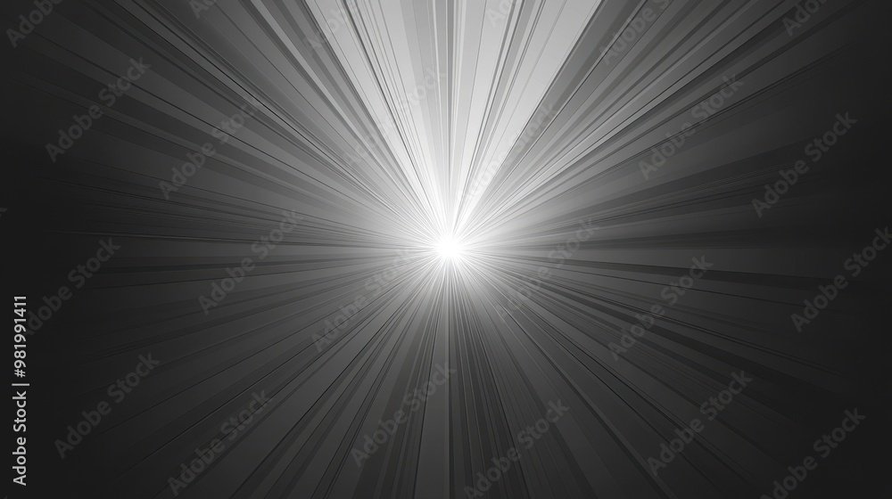 A black and white photo of a light shining through a window A black and white photo of a light shining through a window