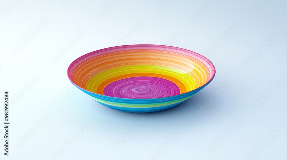 Colorful 3D Render of a Mouthwatering Dessert Plate on White Background Colorful 3D Render of a Mouthwatering Dessert Plate on White Background