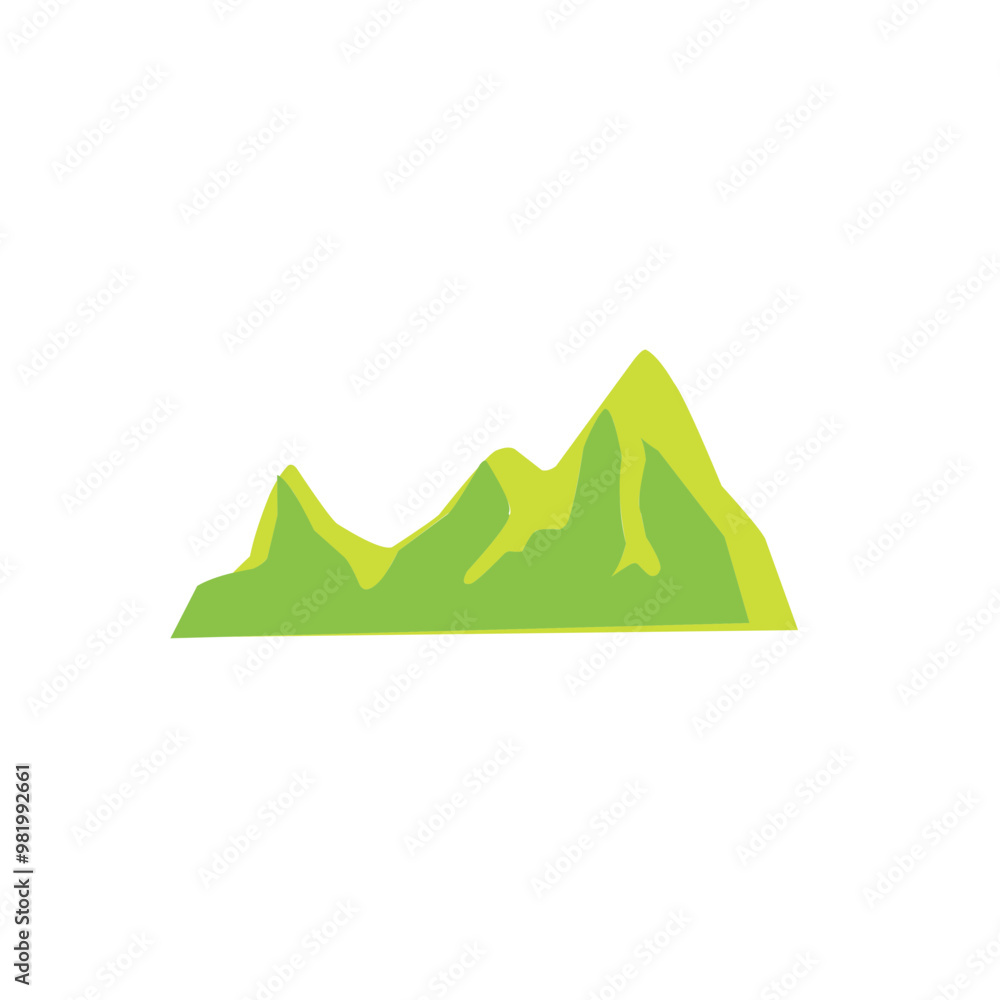 green mountain cartoon vector green mountain cartoon vector
